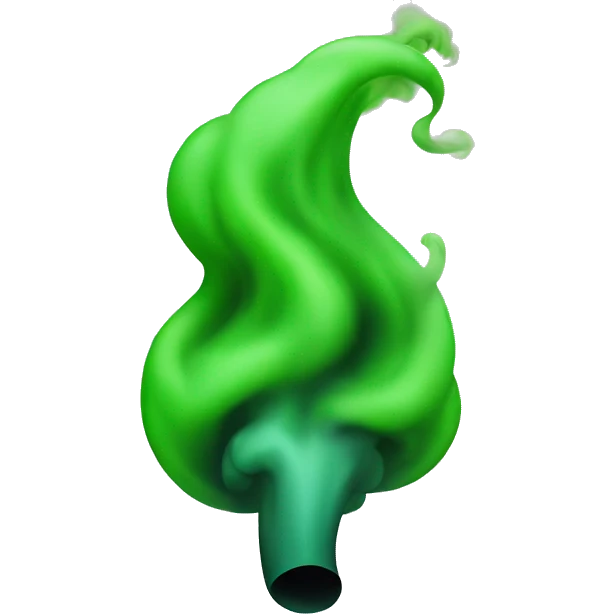 green smoke emoji