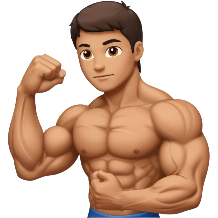 flexing arm emoji