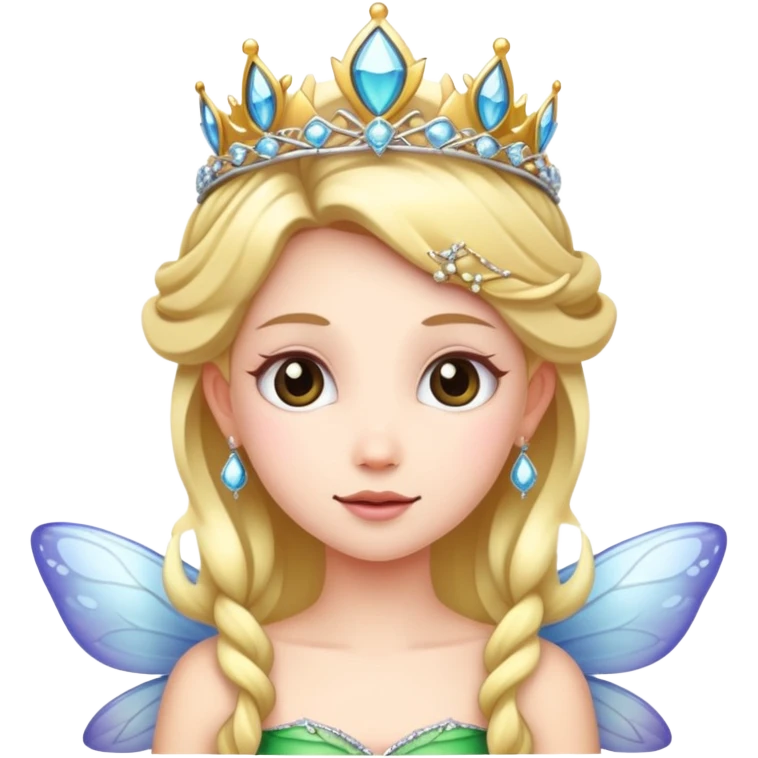Fairy with tiara  emoji