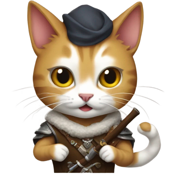 cats playing dnd emoji