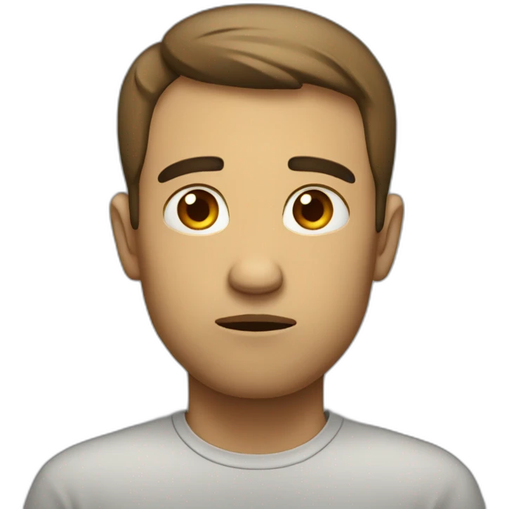Sad people emoji