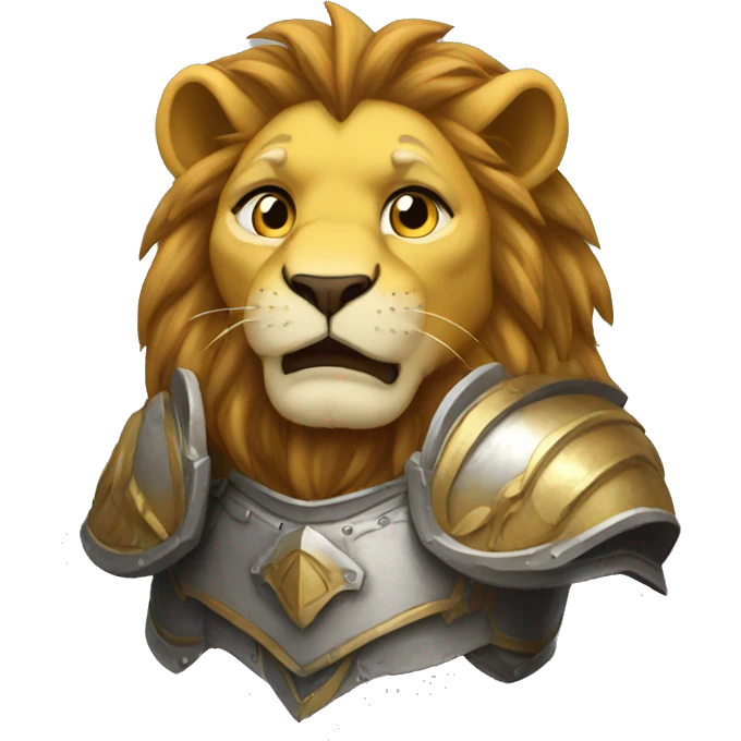 lion paladin crying emoji