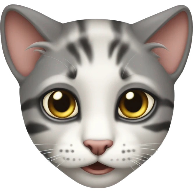 Рыжая кошка держит мягкого мишку emoji
