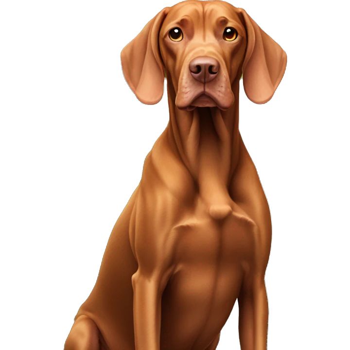 Magyar vizsla in the Forrest  emoji