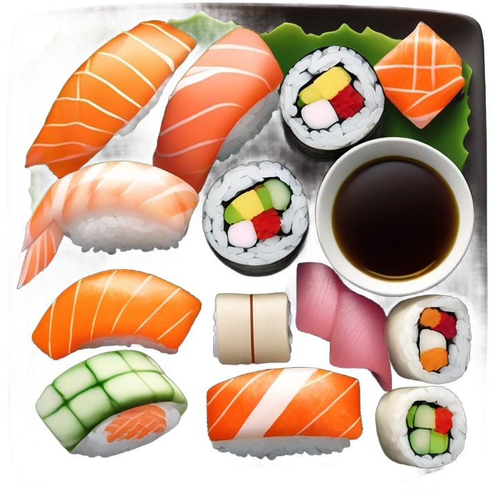 delicious sushi  emoji