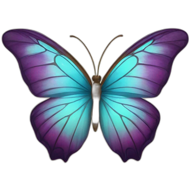 Mariposa que forma una psique de psicologia emoji