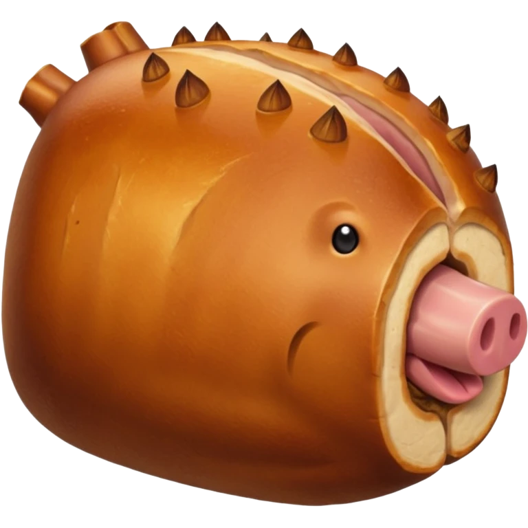 a roasted joint of pork emoji emoji