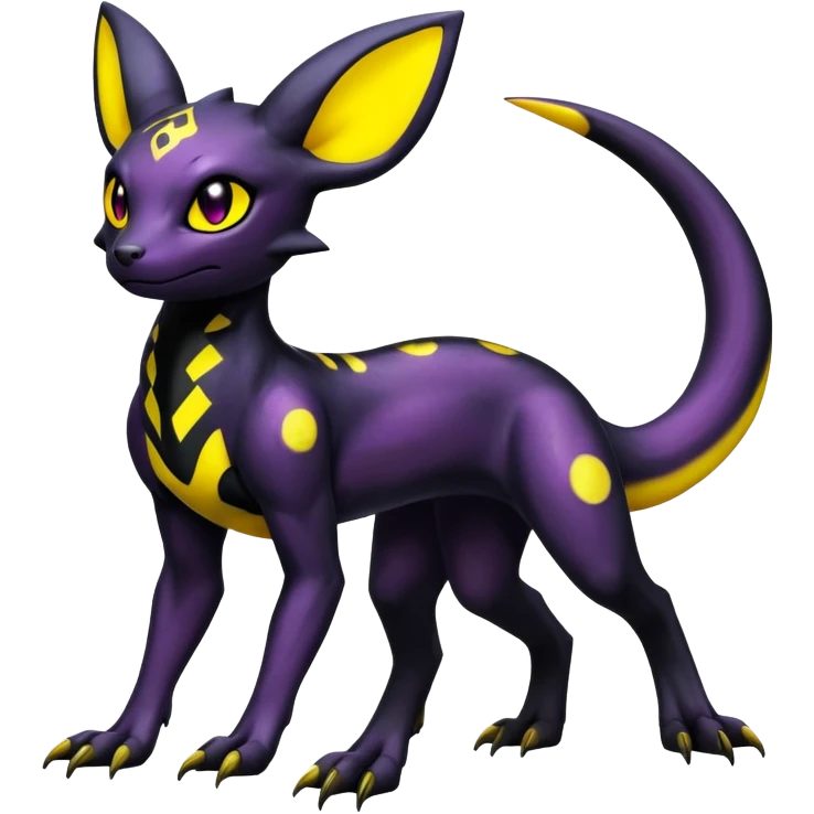 Salandit-Umbreon-Fakémon-hybrid-creature (full body)  emoji