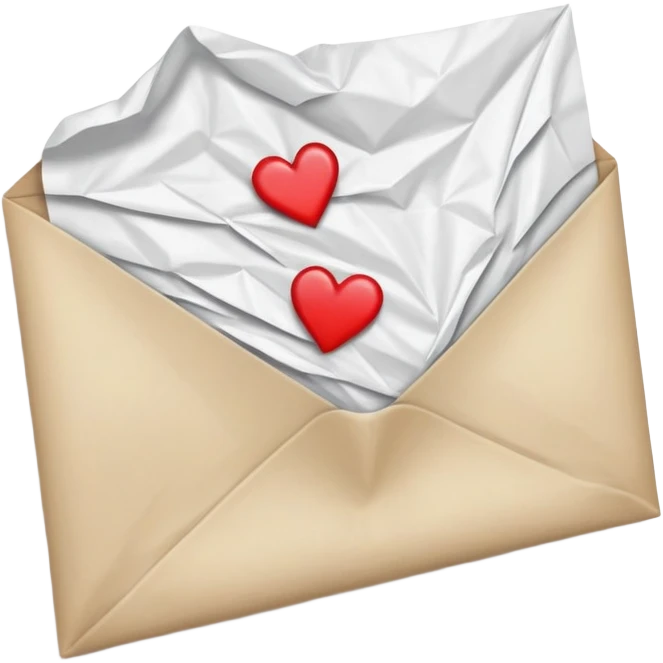 Love letter with tears for 'Quit Playing Games With My Heart' by Backstreet Boys emoji