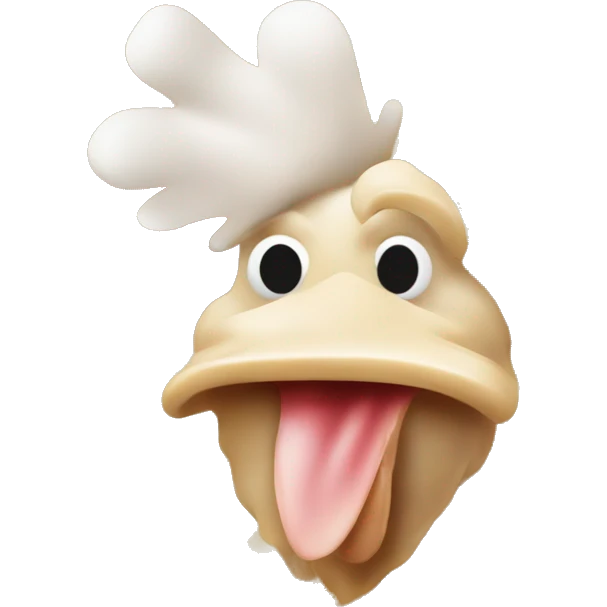 Chicken cream spaghetti emoji