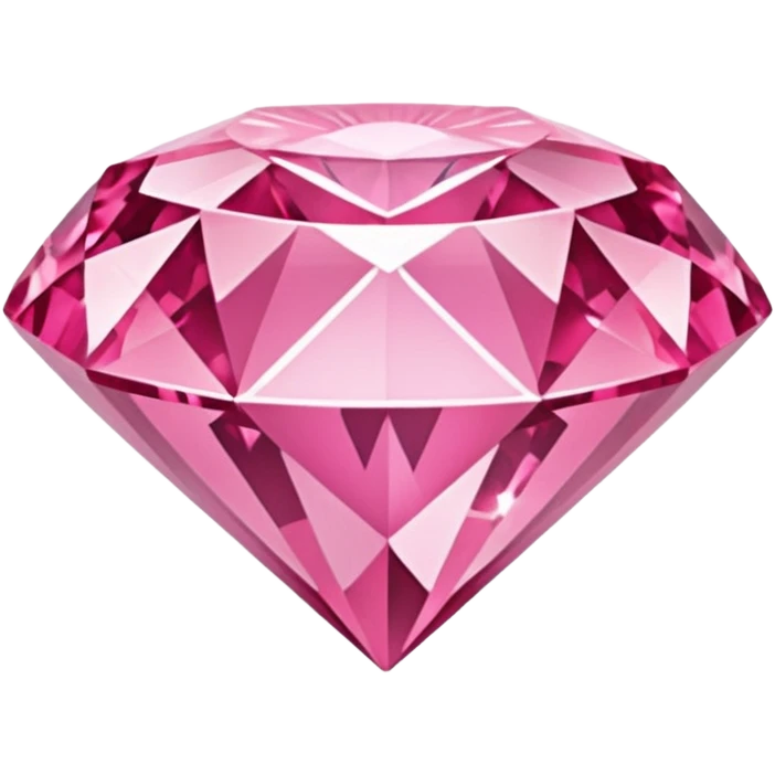 Pink diamond emoji