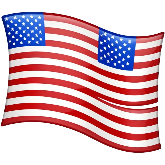Upside down American flag emoji