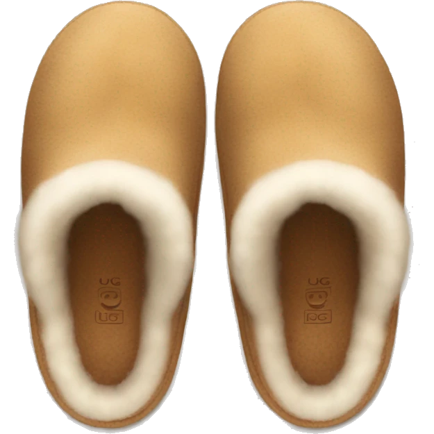 ugg slippers from persons pov emoji