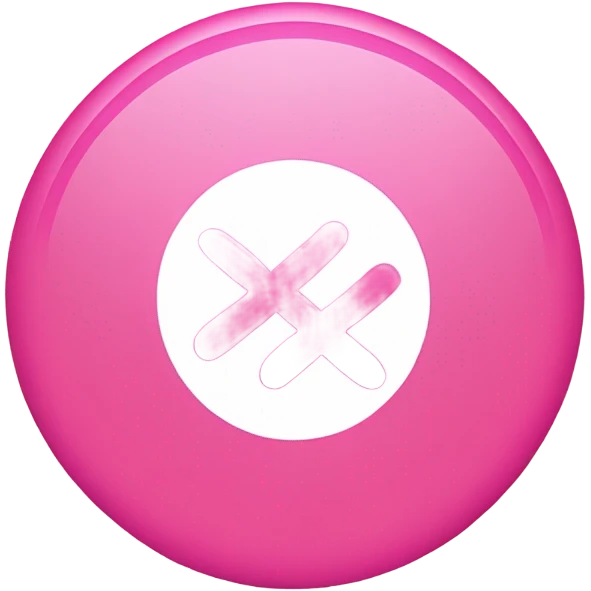 pink close icon emoji