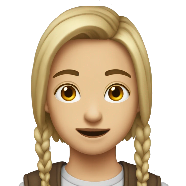 Рыжая собака  emoji
