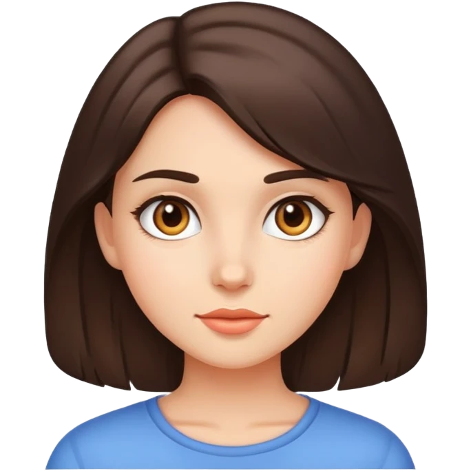 brunette bright girl emoji