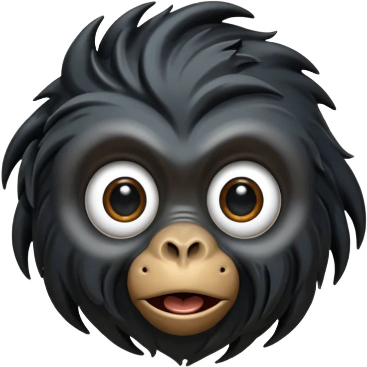 apes freaking out as black hole forms before them emoji