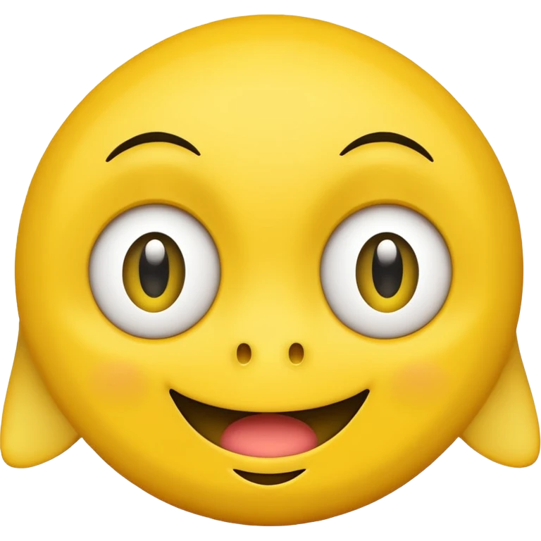 Cringe smiley emoji