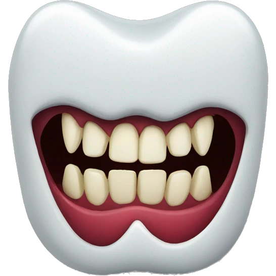 vampire teeth emoji