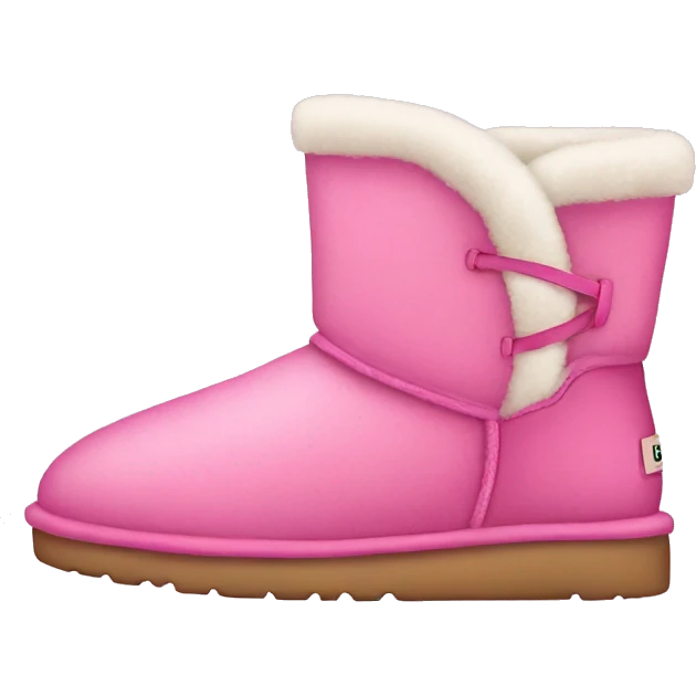 Pink uggs emoji