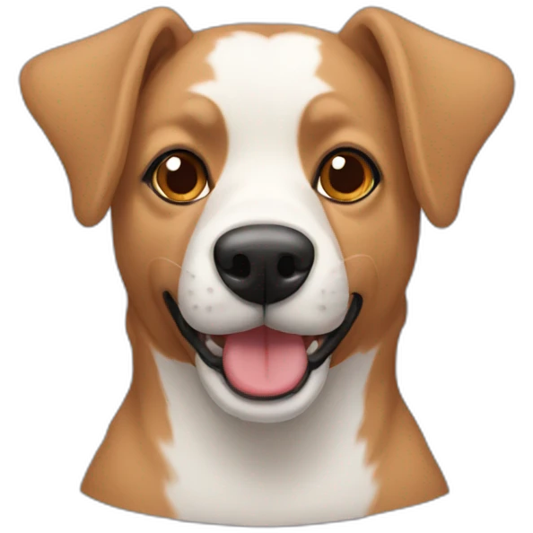 mixed beed dog emoji