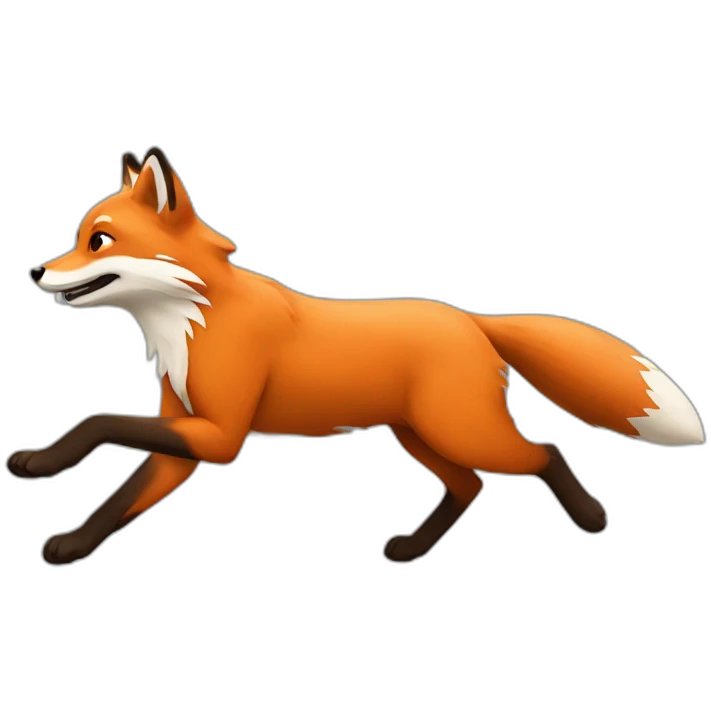 fox running emoji