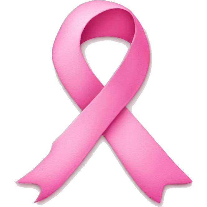 Breast cancer awareness month ribbon emoji