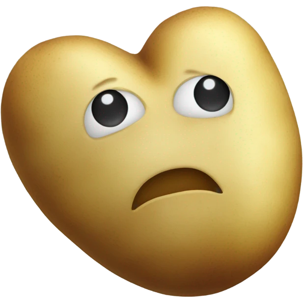  potato heart wtiout eyes emoji