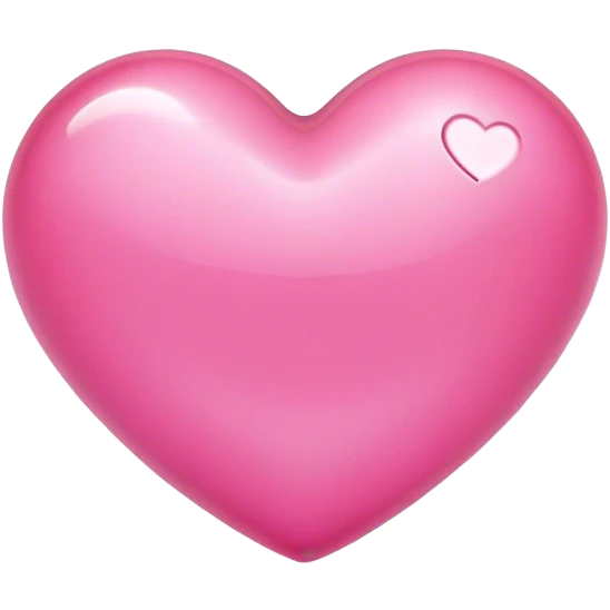 pink heart with shine sa emoji
