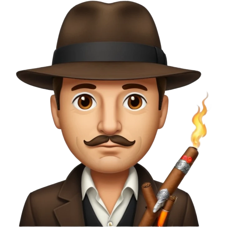 mafia boss cigar emoji