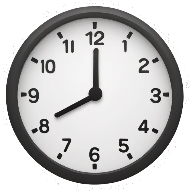 clock without hands emoji