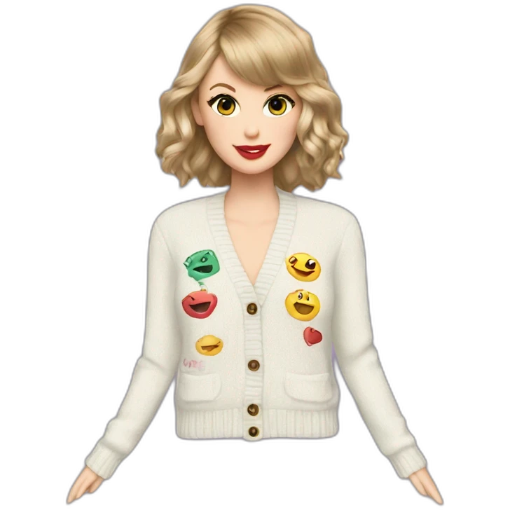 Taylor swift cardigan emoji