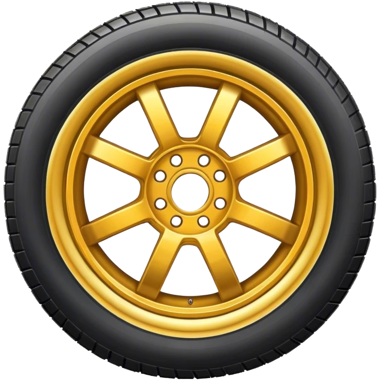 Golden tire emoji