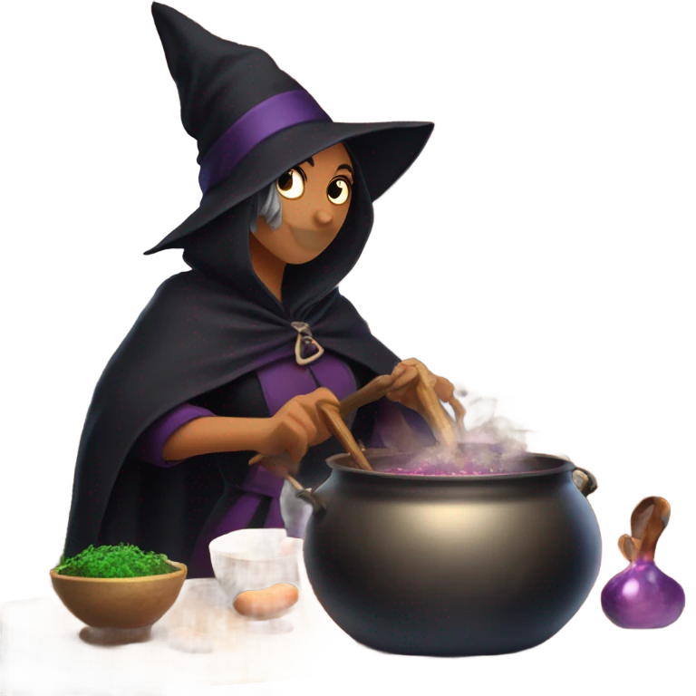 witch in Kitchen emoji
