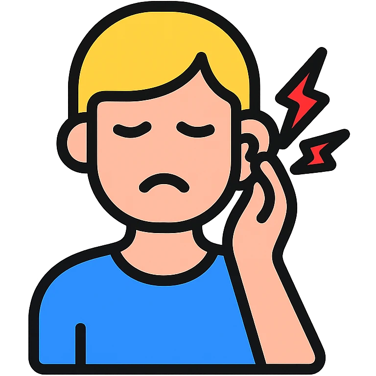 a person with ear pain emoji