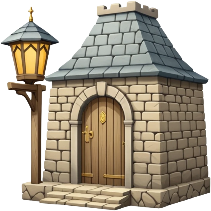 guard post near palace gates emoji