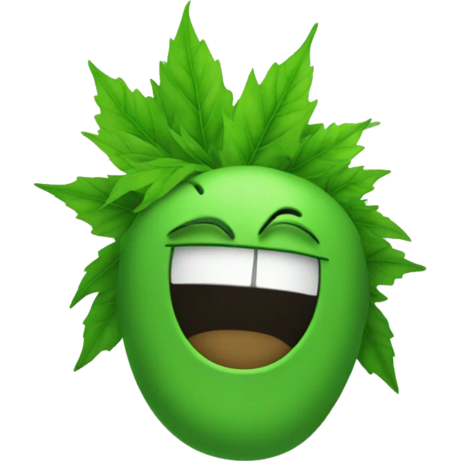 Happy 420 emoji