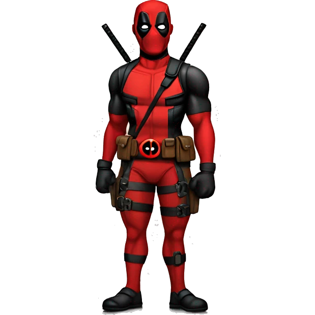 Deadpool in briefs emoji