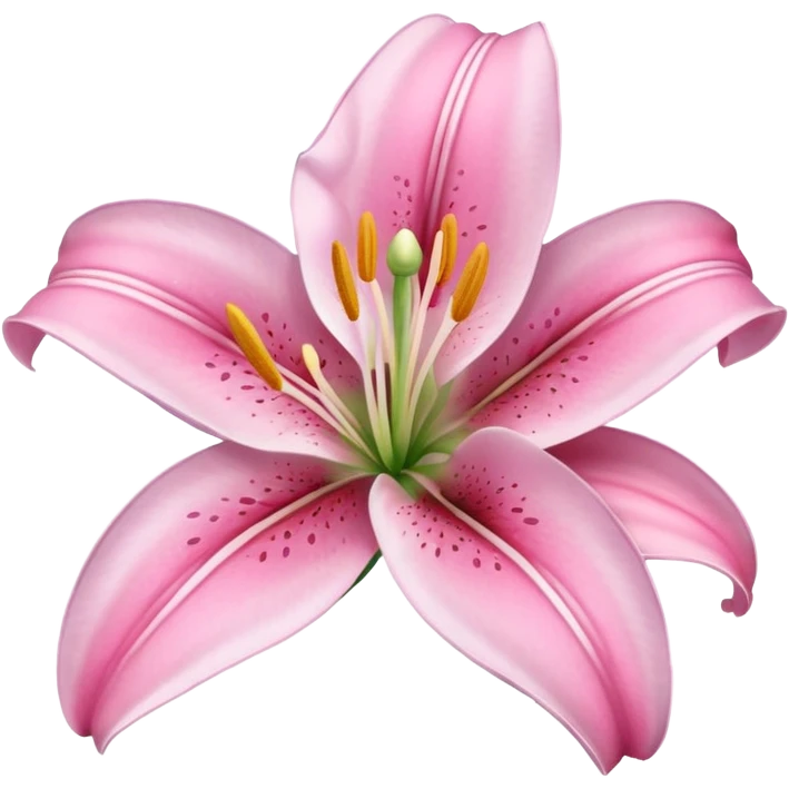 lily flower pink emoji