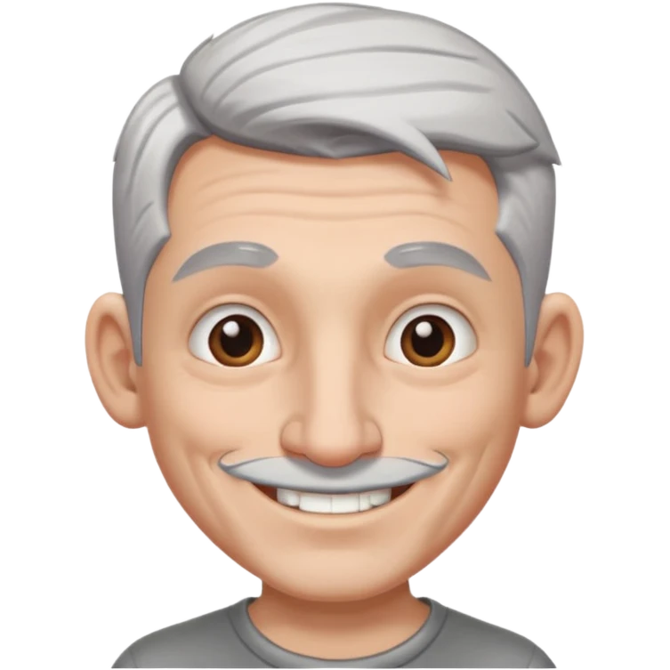 white-gray haired heavy tattooed big nose boy emoji