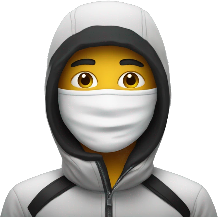 A guy with a ski mask emoji
