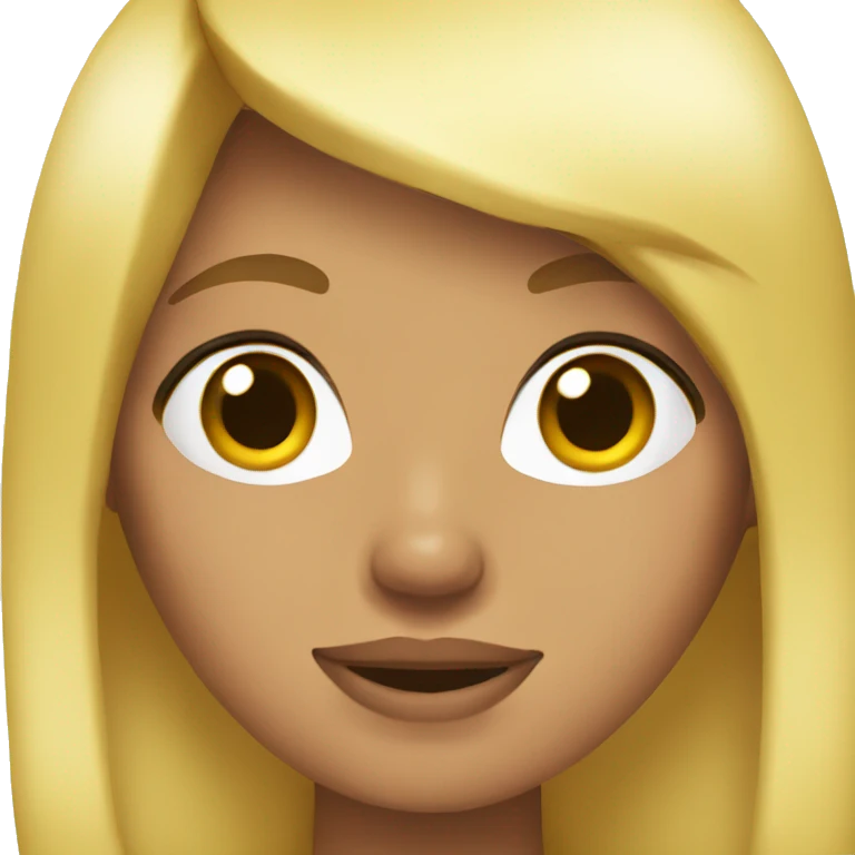 chica rubia emoji