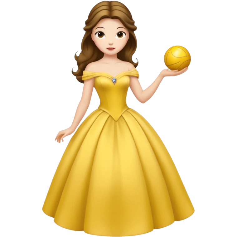 Belle from Beauty and the Beast emoji