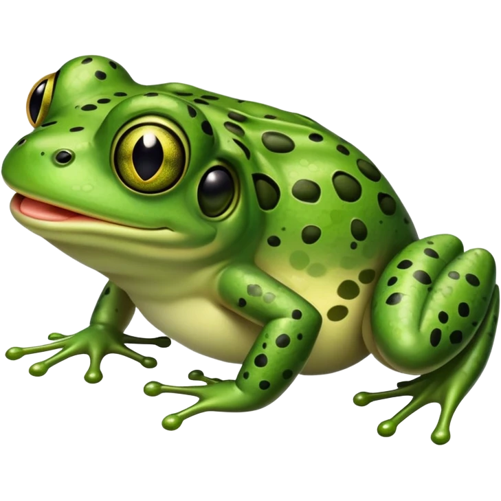 frog trying to catch a fly with tongue out and crossed eyes emoji