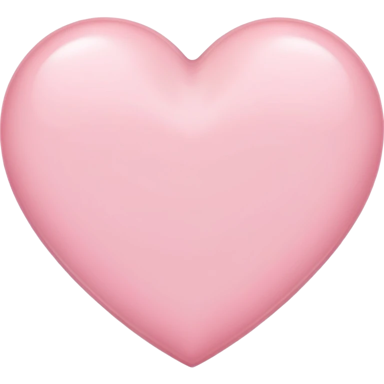 light pink heart emoji