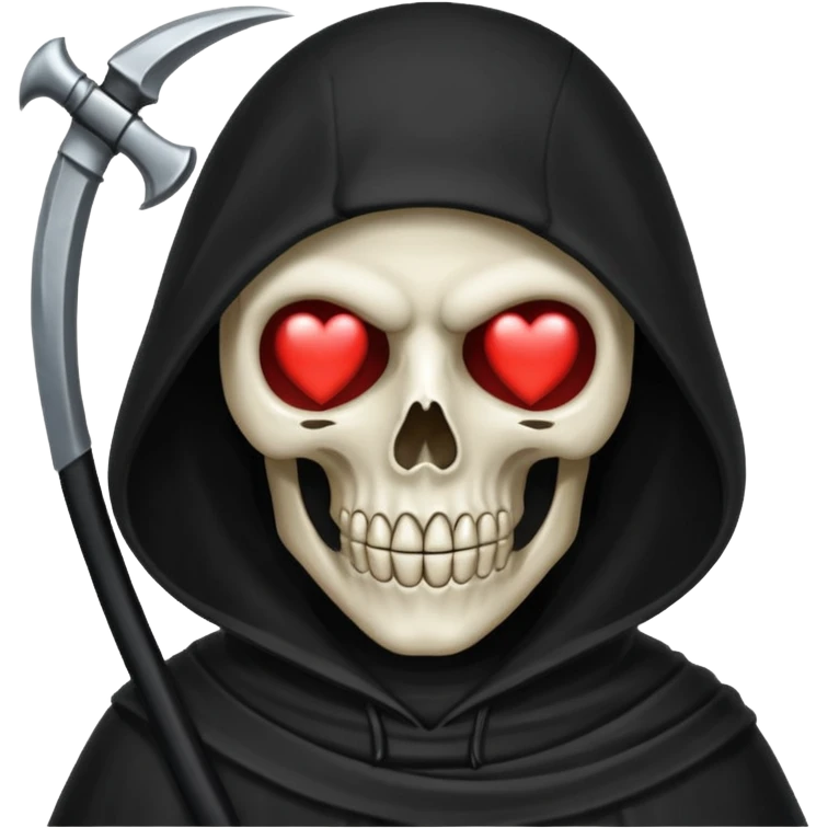 heart eyes reaper emoji