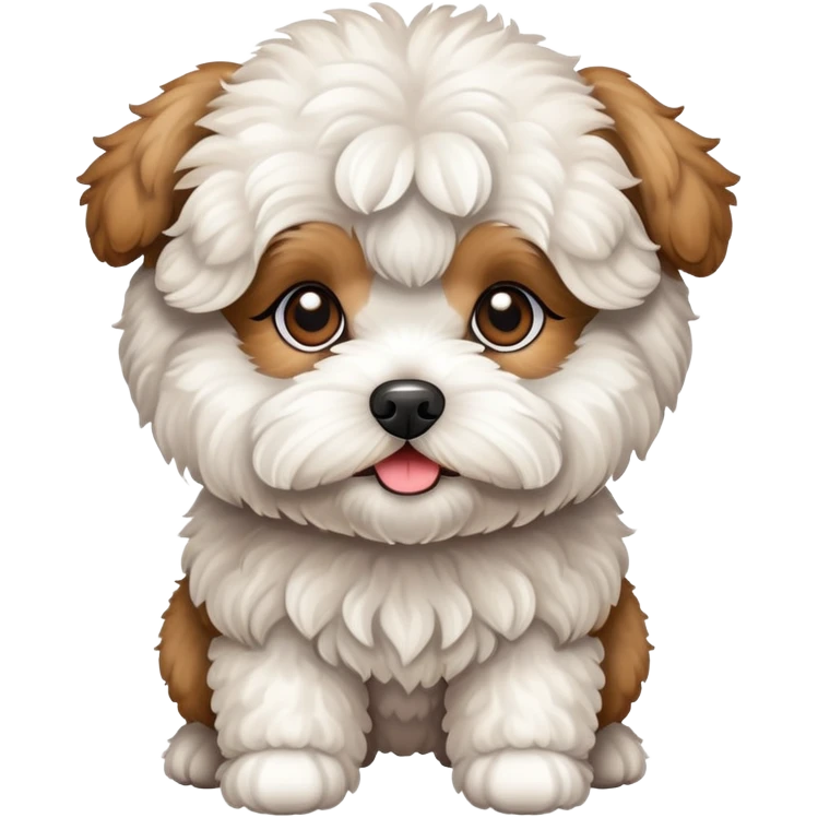 Maltipoo dog emoji