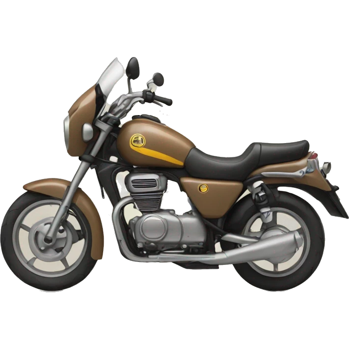 Chien sur une moto  emoji
