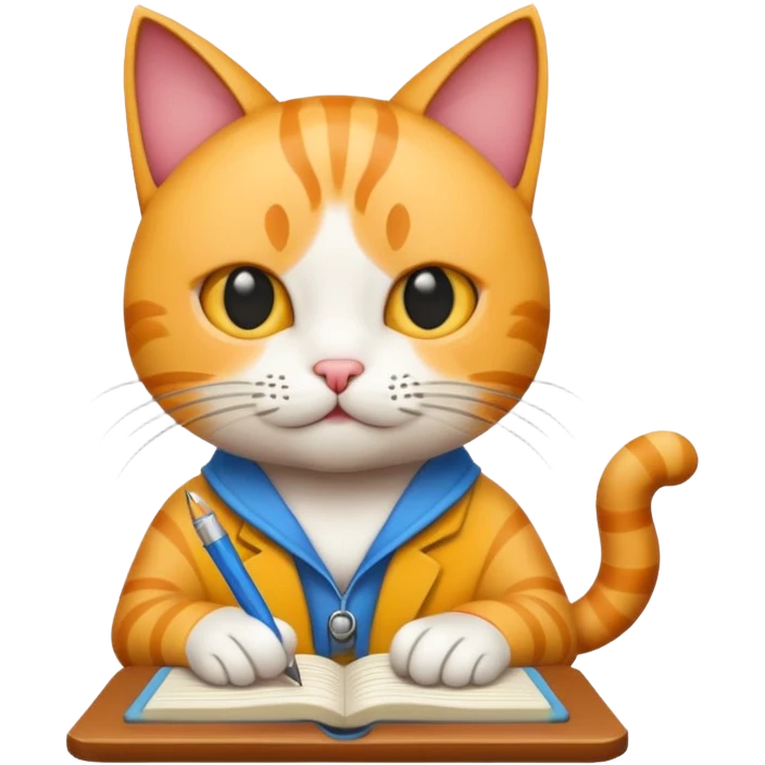 code writing cat emoji
