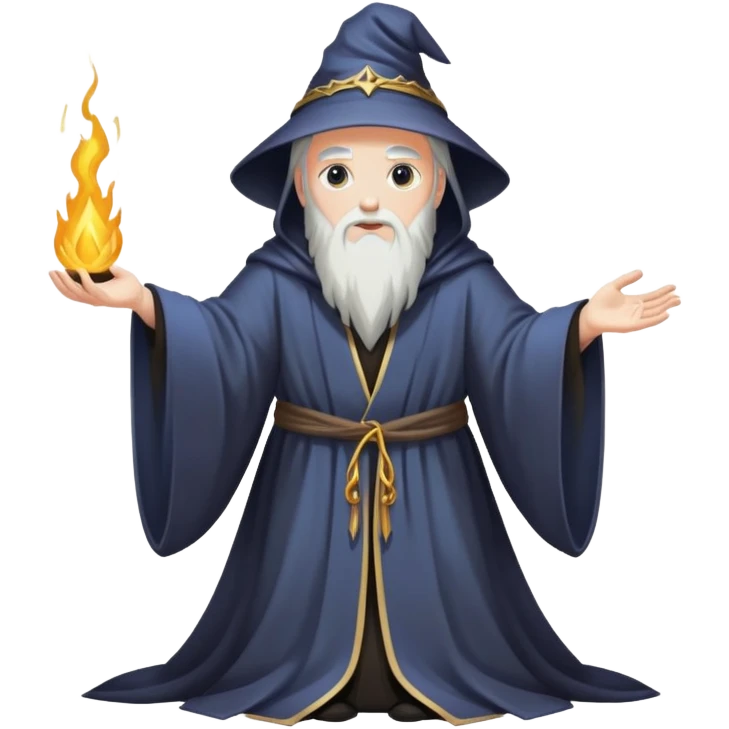 wizard summoning a dark shadow creature from the ground emoji
